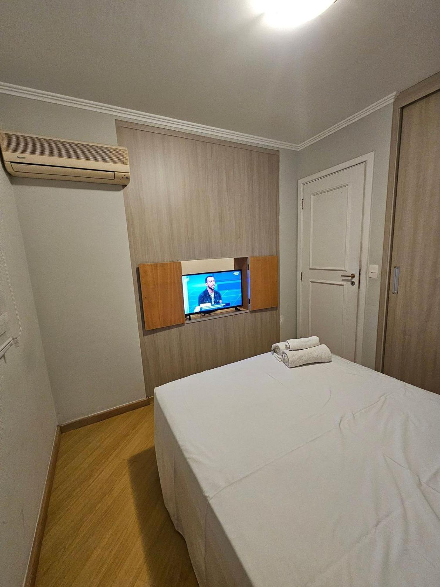 Flat Apart/Hotel Com Uma Suite E Cozinha Completa São Paulo Kültér fotó